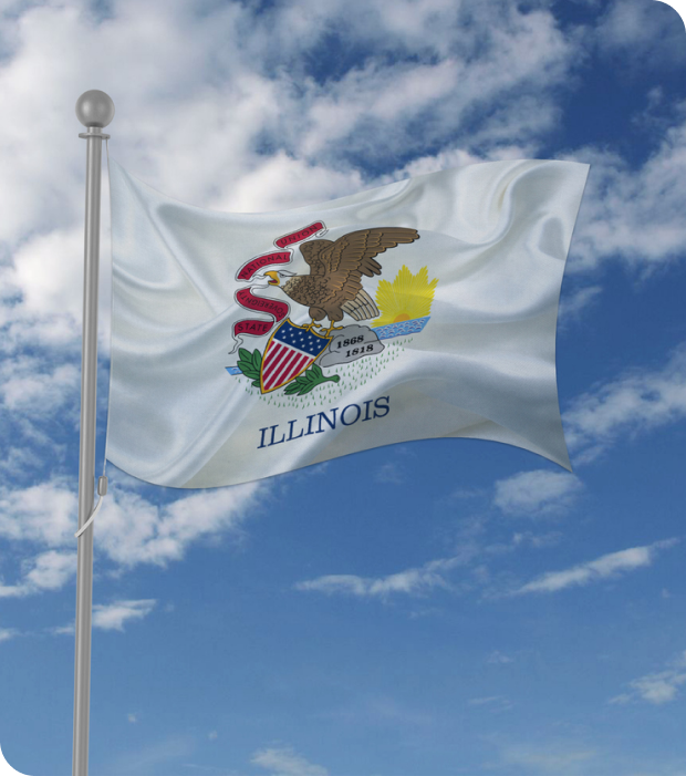 illinois flag 620 701